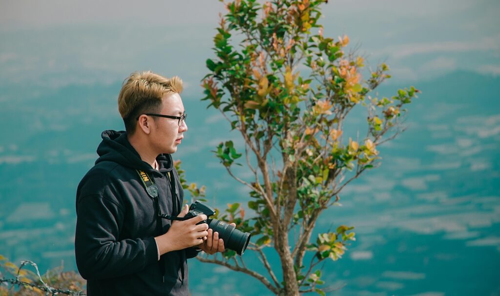 Wildlife Photographer in the bush