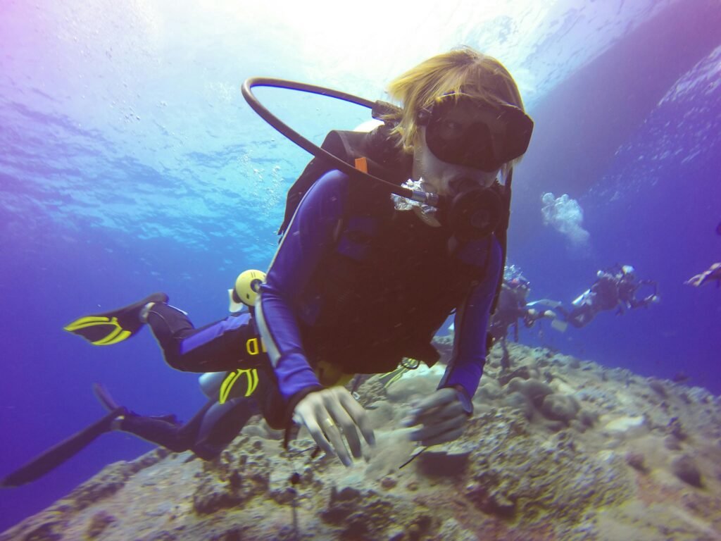 Scuba Diving in the water