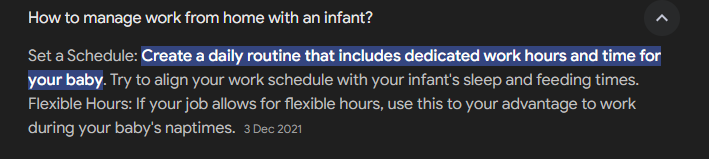 snippet ofwork from home with infant
