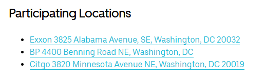 Image depicting Exxon service stations in Washington, DC, particularly on Alabama Avenue, S, from the year 2004.

